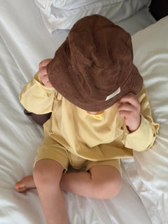 COZY SHORTS SOFT YELLOW