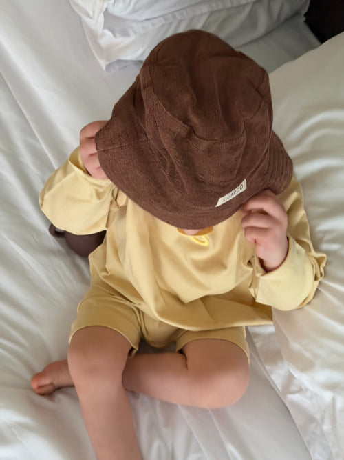 COZY SHORTS SOFT YELLOW