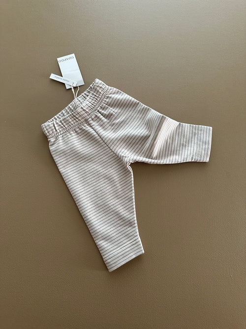 SWEAT LEGGINGS | GRAY STRIPES