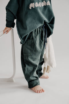 ROMEO PANTS GREEN CHECK