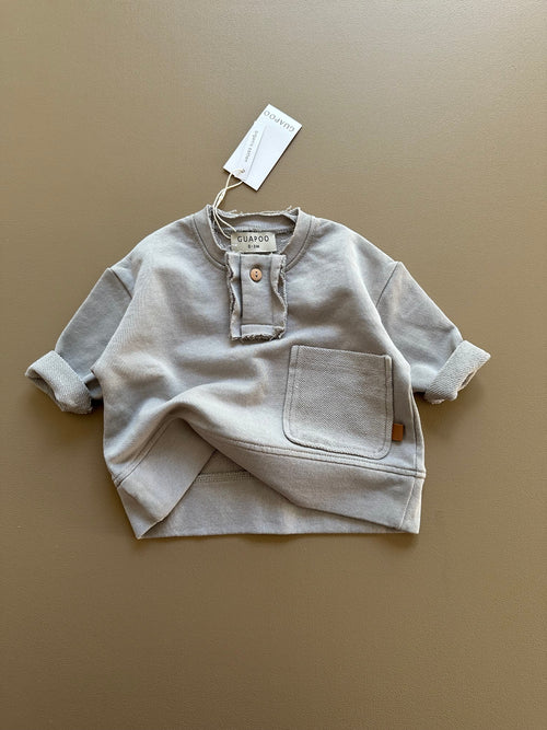 POCKET SWEATER | GRAY