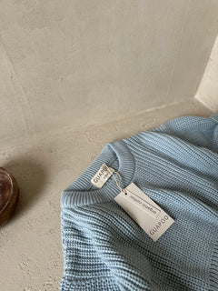 CHUNKY SWEATER BLUE HEAVEN