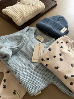CHUNKY SWEATER BLUE HEAVEN