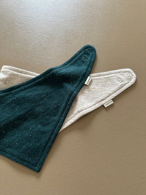 2-er Pack FLEECE BIB BANDANA CREAMY SILK SPRINKLE