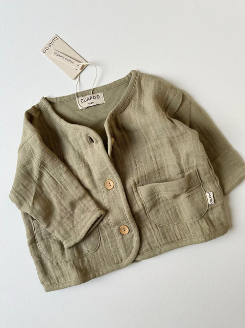MUSLIN JACKET SAGE