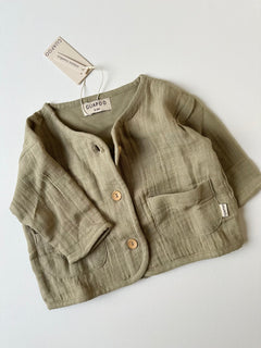 MUSLIN JACKET SAGE