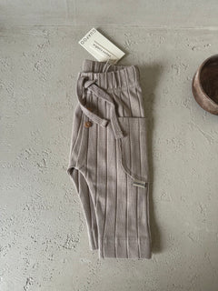 ORGANIC RIB LEGGINGS DOVE
