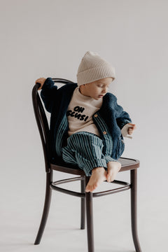 TEDDY JACKET DEEP BLUE