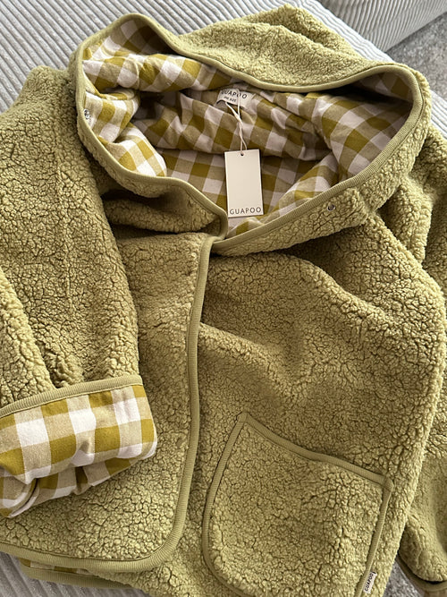 MOM TEDDY JACKET OLIVE