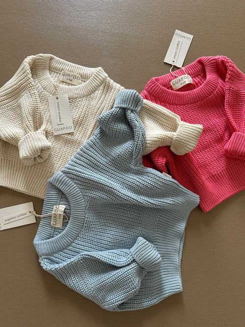 CHUNKY SWEATER BLUE HEAVEN