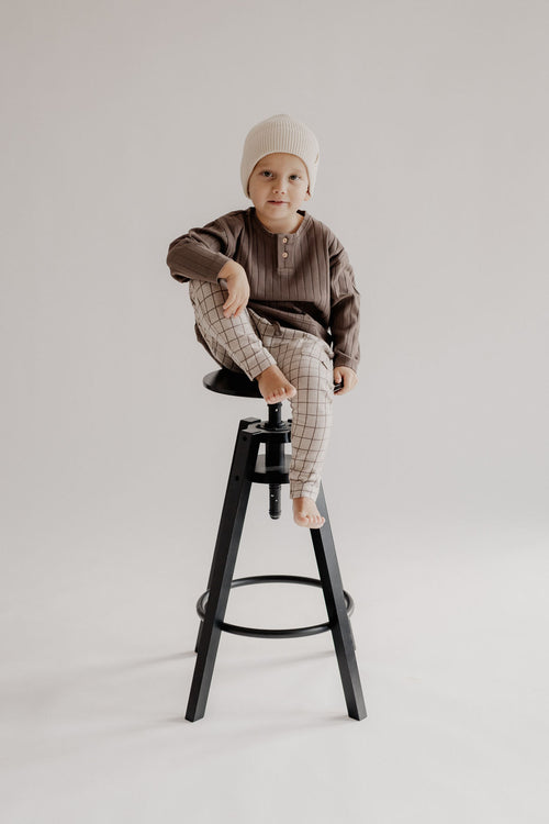 ROMEO PANTS BROWN CHECK