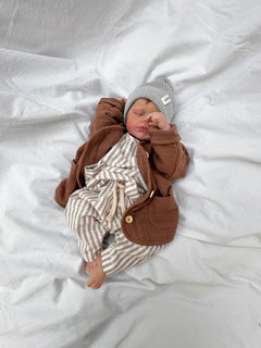 SUMMER T-SHIRT | MOCHA STRIPES