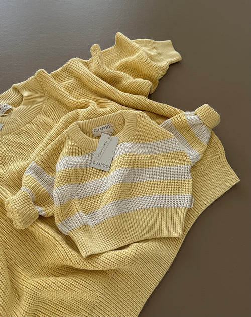 CHUNKY SWEATER DAYLIGHT STRIPES