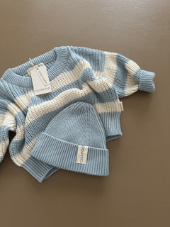 KNIT BEANIE BLUE HEAVEN