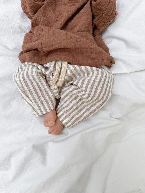 MUSLIN LONGSLEEVE | MOCHA