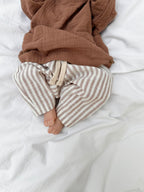 SUMMER PANTS | MOCHA STRIPES