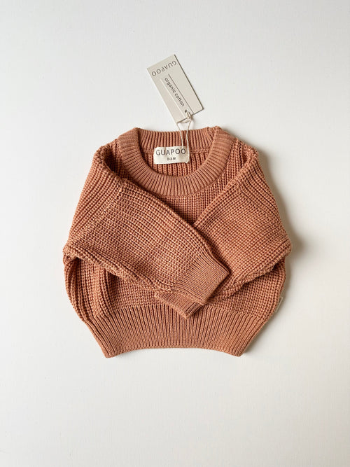 CHUNKY SWEATER DUSTY CORAL