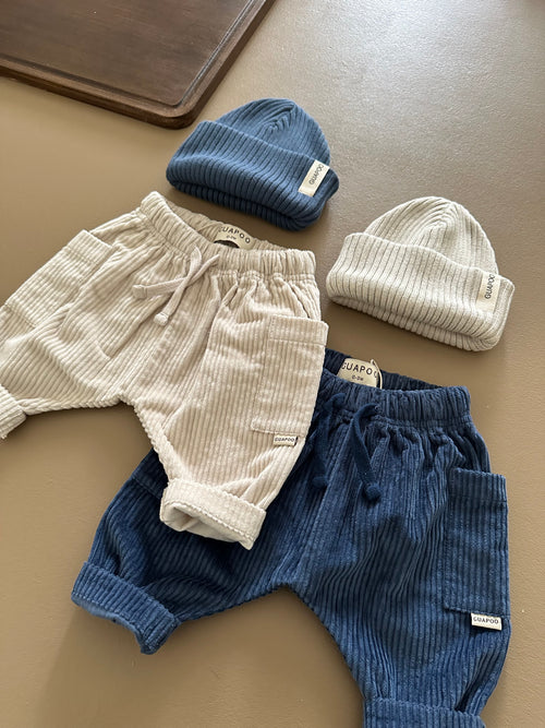 CORDUROY PANTS CREAMY SILK