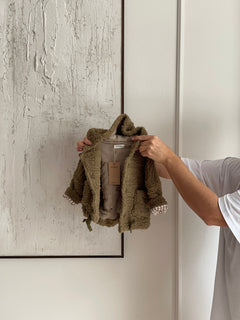 TEDDY JACKET | KHAKI