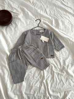 MUSLIN LONGSLEEVE | GRAY