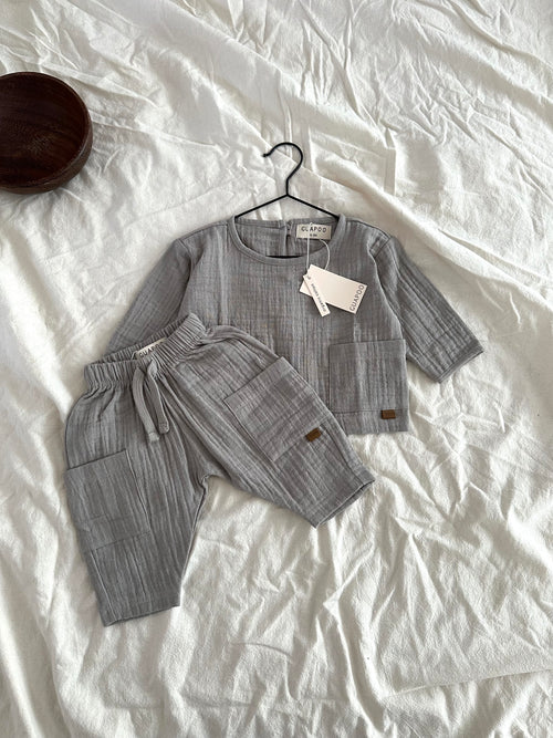 MUSLIN LONGSLEEVE | GRAY