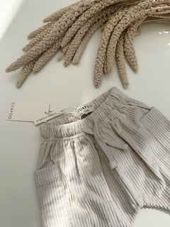 CORDUROY PANTS CREAMY SILK