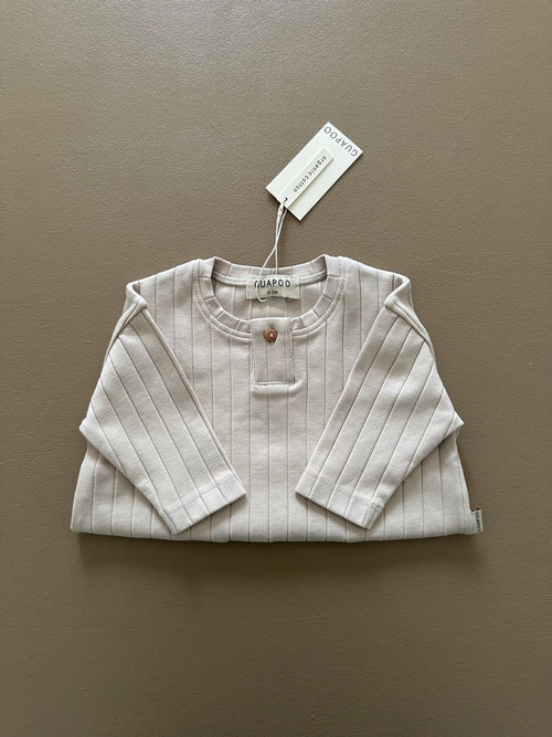 ORGANIC RIB LONGSLEEVE CREAMY SILK