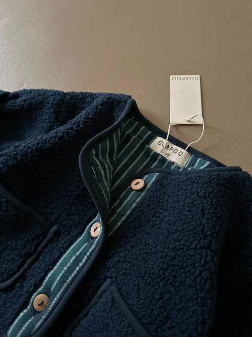 TEDDY JACKET DEEP BLUE