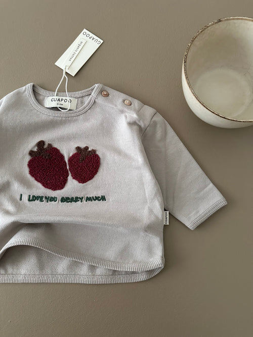 SWEATSHIRT I LOVE YOU BERRY MUCH