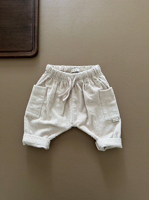 CORDUROY PANTS CREAMY SILK