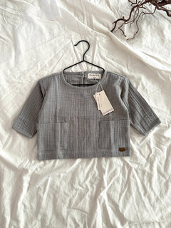 MUSLIN LONGSLEEVE | GRAY