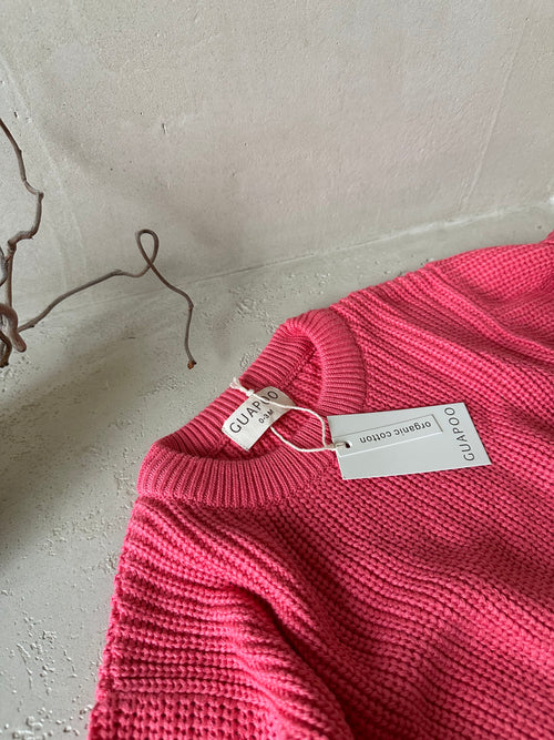 CHUNKY SWEATER BUBBLEGUM