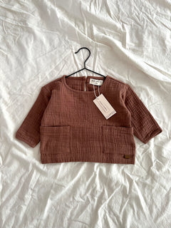 MUSLIN LONGSLEEVE | MOCHA