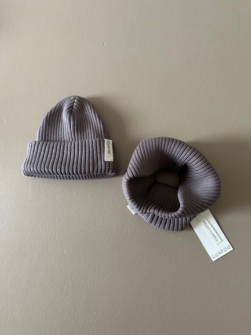 HEAVY RIB LOOP BROWN