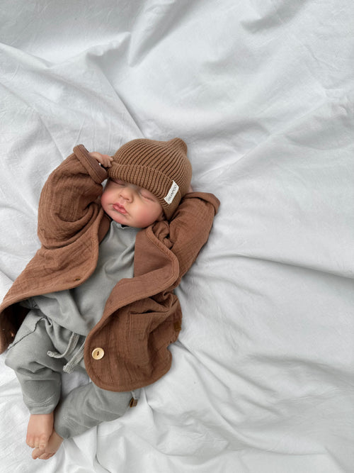 MUSLIN JACKET | MOCHA