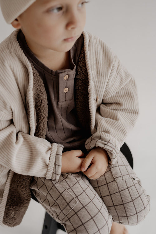 CORDUROY JACKET CREAMY SILK