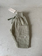 MUSLIN PANTS SAGE