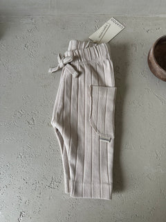 ORGANIC RIB LEGGINGS CREAMY SILK