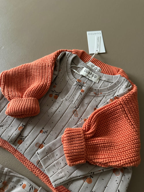 RIB LONGSLEEVE MINI CLEMENTINES