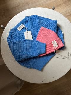 CHUNKY SWEATER | AQUA