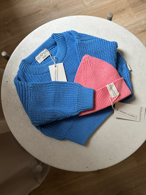 CHUNKY SWEATER | AQUA