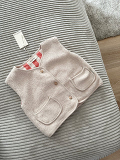 REVERSIBLE VEST | CHERRY HAPPY