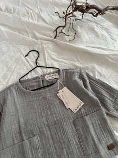 MUSLIN LONGSLEEVE | GRAY