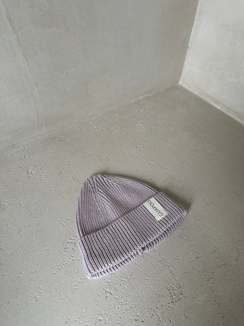 KNIT BEANIE LAVENDER