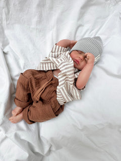 SUMMER T-SHIRT | MOCHA STRIPES