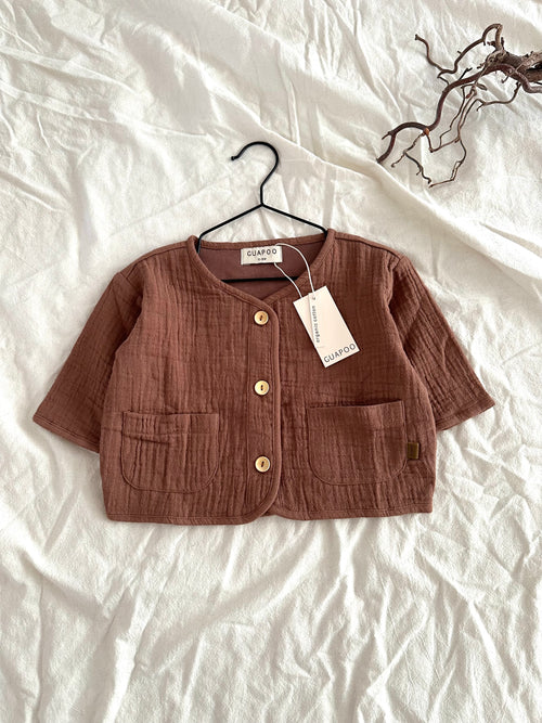 MUSLIN JACKET | MOCHA