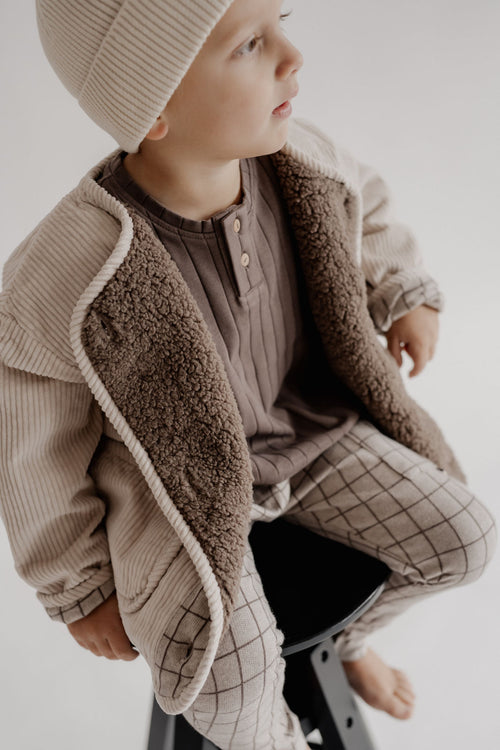 CORDUROY JACKET CREAMY SILK