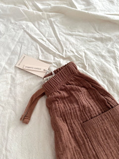 MUSLIN PANTS | MOCHA