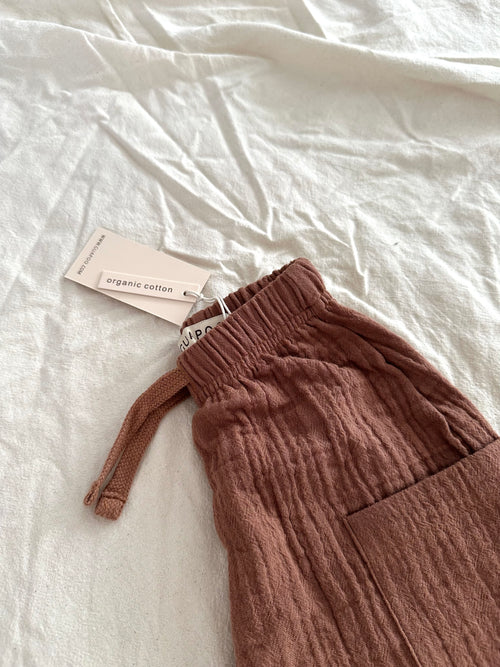 MUSLIN PANTS | MOCHA
