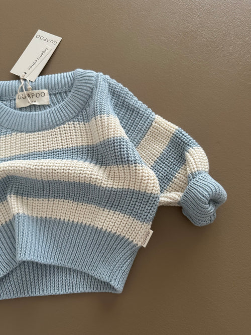 CHUNKY SWEATER CLOUDY BLUE